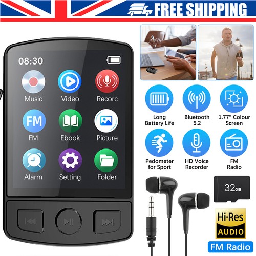 Mp4 mp3 player - support, 128gb