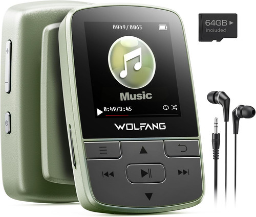 Wolfang 64gb mp3 players with - players,